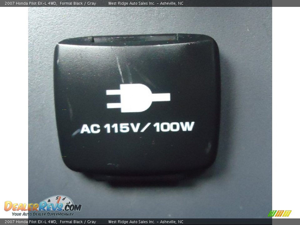 2007 Honda Pilot EX-L 4WD Formal Black / Gray Photo #33