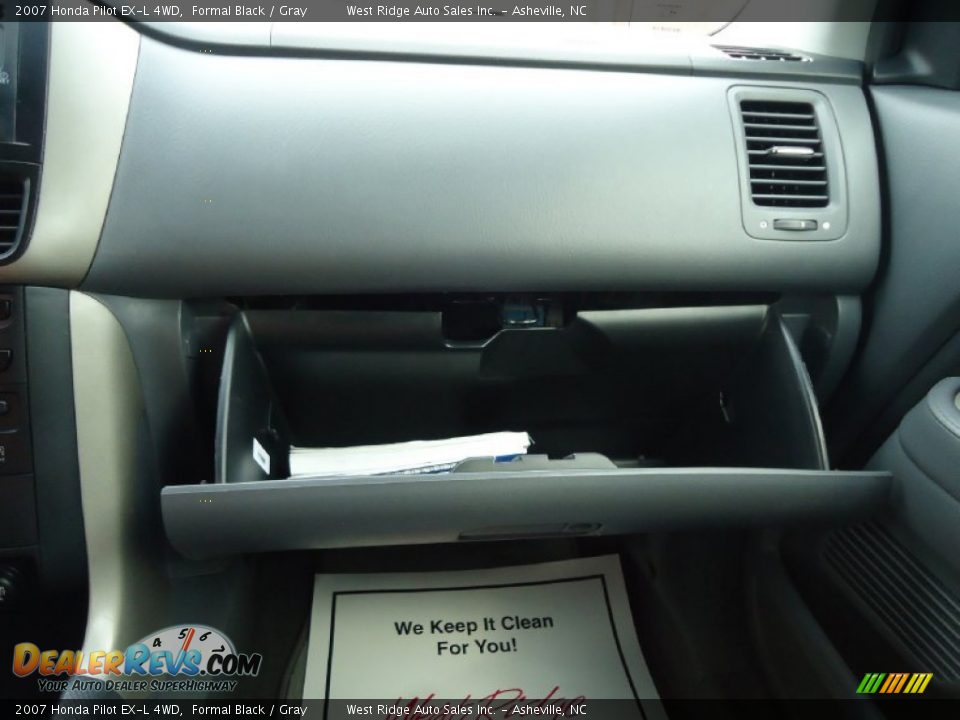 2007 Honda Pilot EX-L 4WD Formal Black / Gray Photo #34