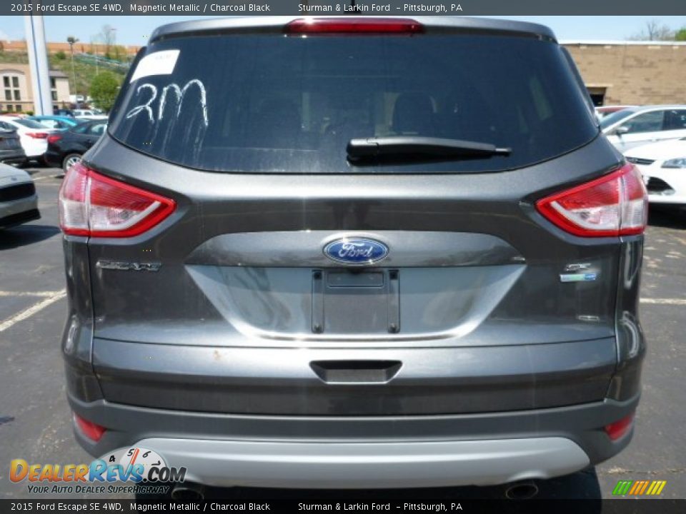 2015 Ford Escape SE 4WD Magnetic Metallic / Charcoal Black Photo #3