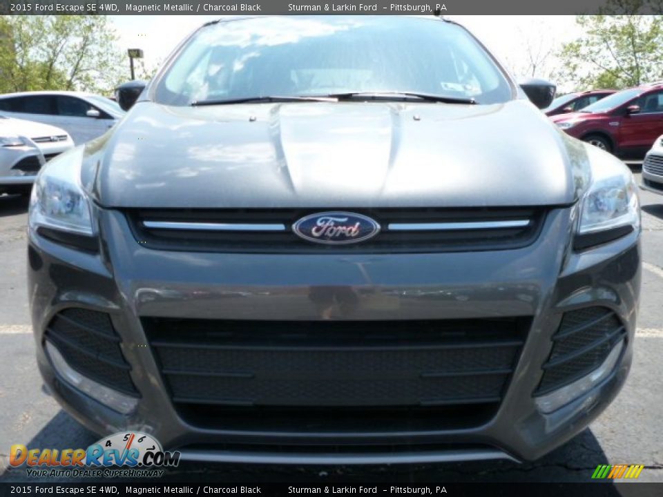 2015 Ford Escape SE 4WD Magnetic Metallic / Charcoal Black Photo #6
