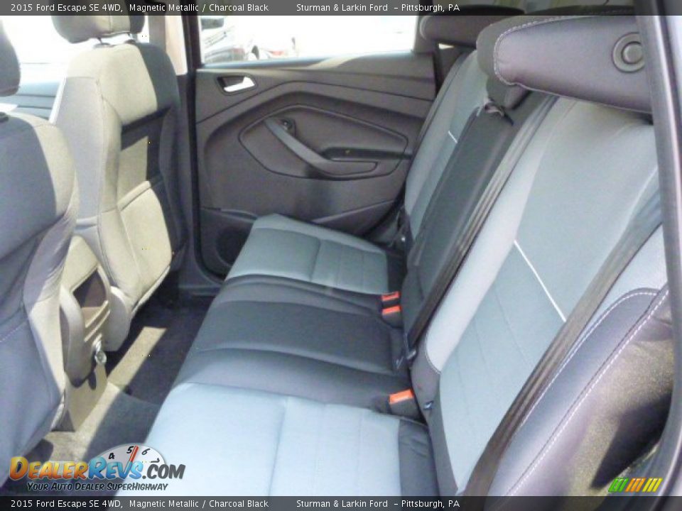 2015 Ford Escape SE 4WD Magnetic Metallic / Charcoal Black Photo #9