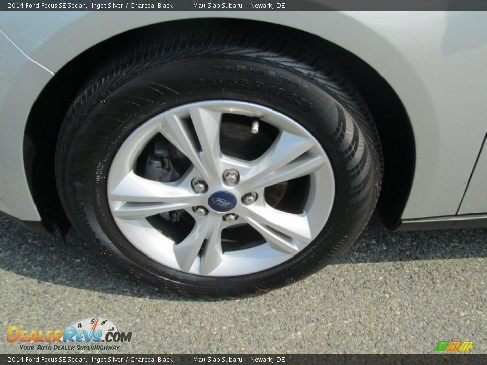 2014 Ford Focus SE Sedan Ingot Silver / Charcoal Black Photo #21