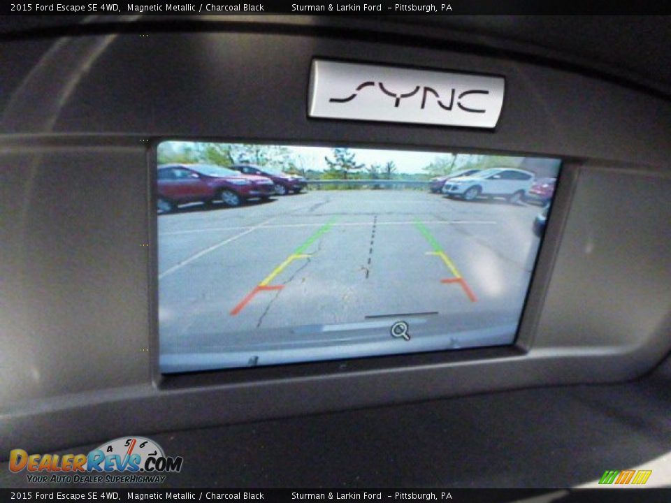 2015 Ford Escape SE 4WD Magnetic Metallic / Charcoal Black Photo #13