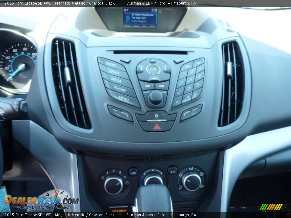 2015 Ford Escape SE 4WD Magnetic Metallic / Charcoal Black Photo #14