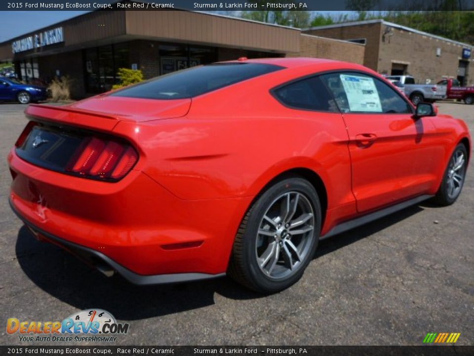 2015 Ford Mustang EcoBoost Coupe Race Red / Ceramic Photo #2