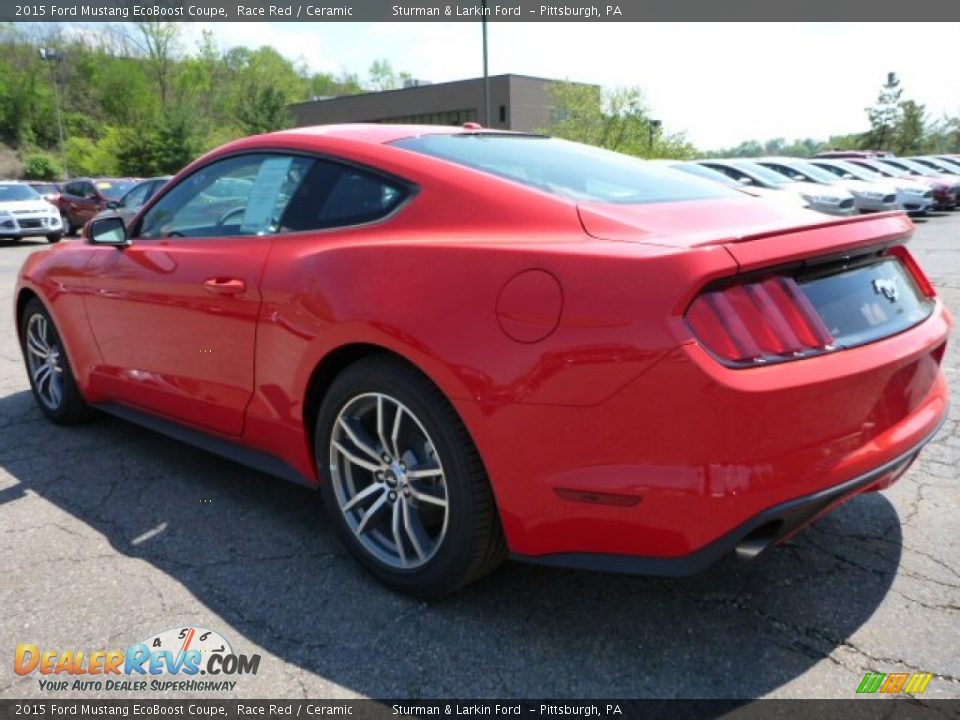 2015 Ford Mustang EcoBoost Coupe Race Red / Ceramic Photo #4