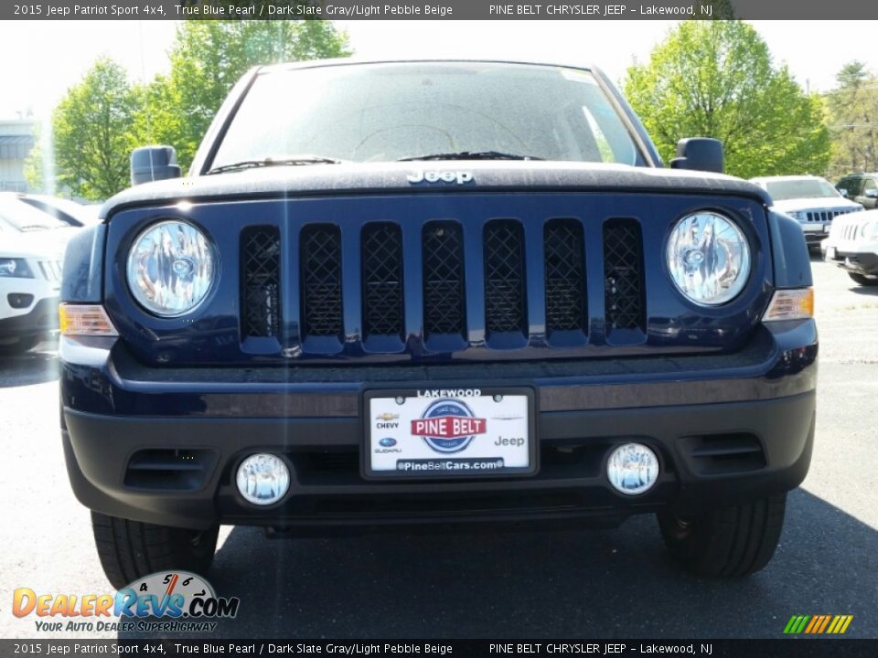 2015 Jeep Patriot Sport 4x4 True Blue Pearl / Dark Slate Gray/Light Pebble Beige Photo #2