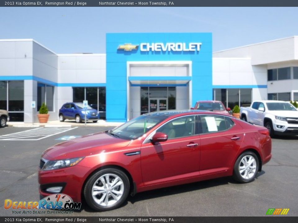 2013 Kia Optima EX Remington Red / Beige Photo #1