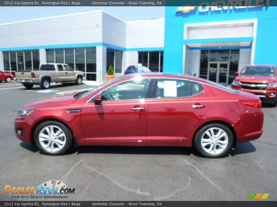 2013 Kia Optima EX Remington Red / Beige Photo #2