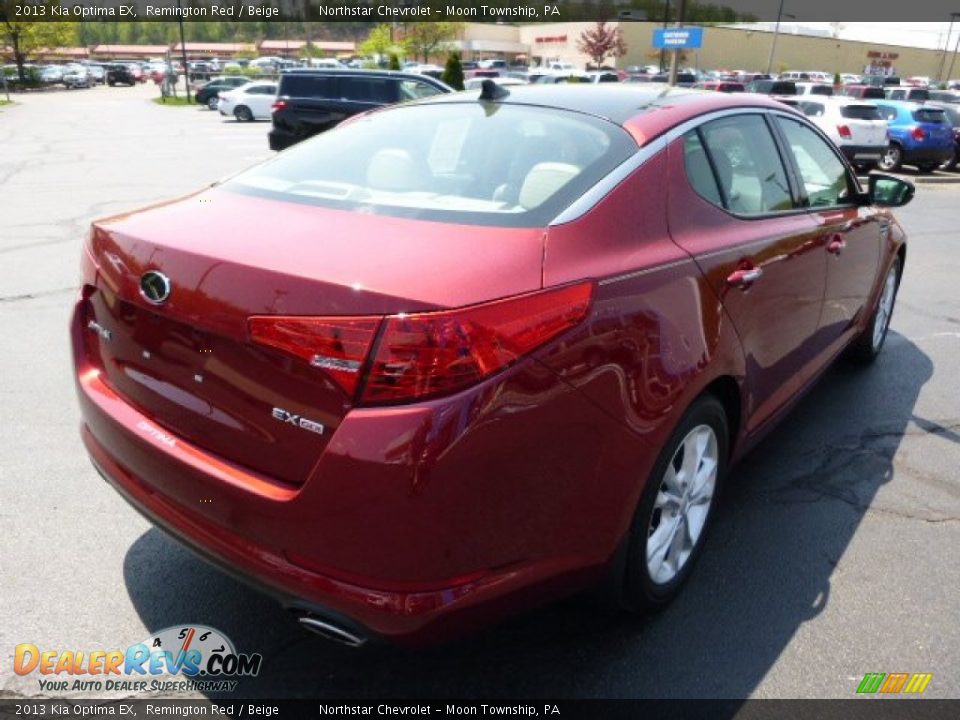 2013 Kia Optima EX Remington Red / Beige Photo #5