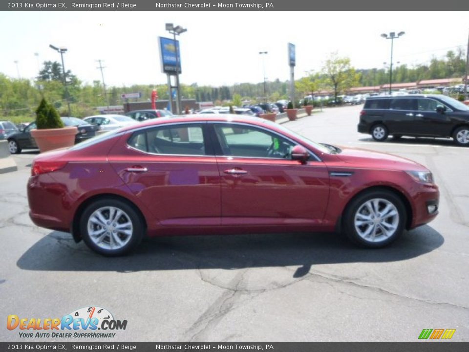 2013 Kia Optima EX Remington Red / Beige Photo #6
