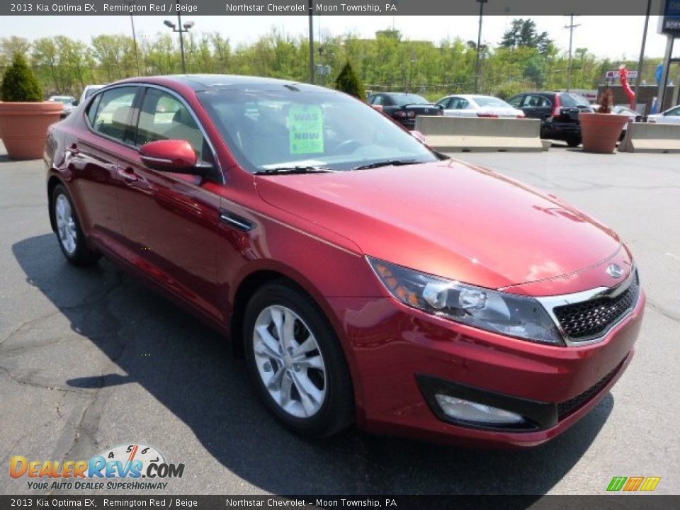2013 Kia Optima EX Remington Red / Beige Photo #7