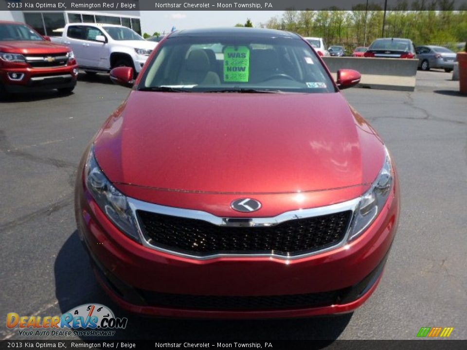 2013 Kia Optima EX Remington Red / Beige Photo #8