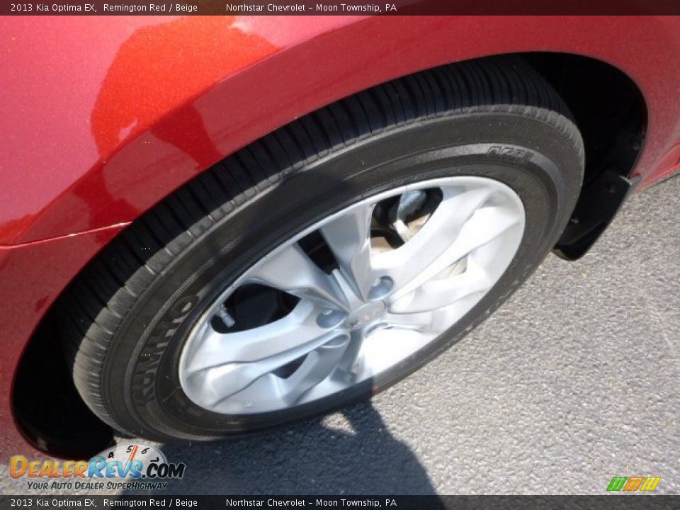 2013 Kia Optima EX Remington Red / Beige Photo #9