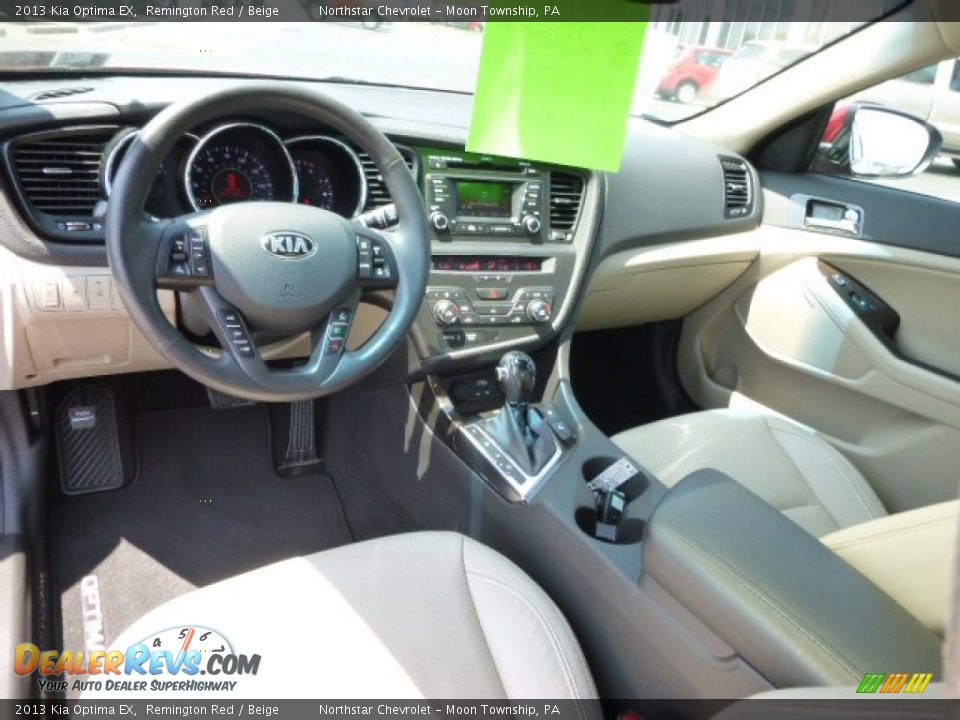 2013 Kia Optima EX Remington Red / Beige Photo #12