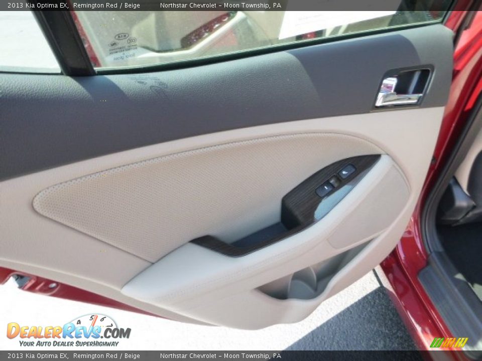 2013 Kia Optima EX Remington Red / Beige Photo #13
