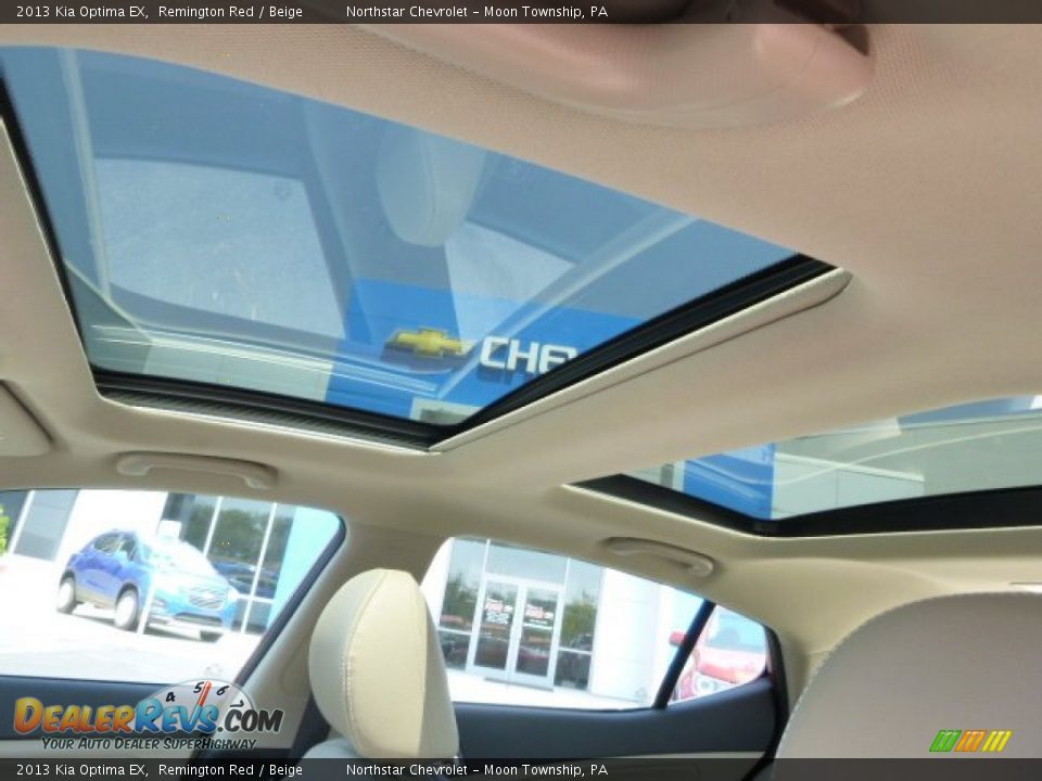 2013 Kia Optima EX Remington Red / Beige Photo #16