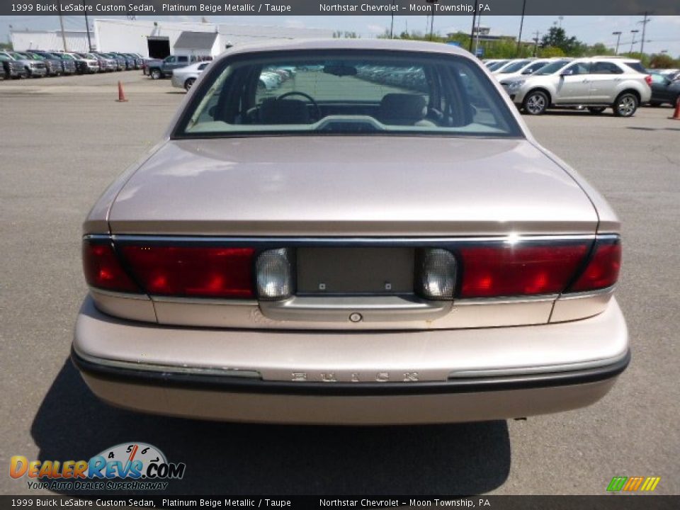 1999 Buick LeSabre Custom Sedan Platinum Beige Metallic / Taupe Photo #3