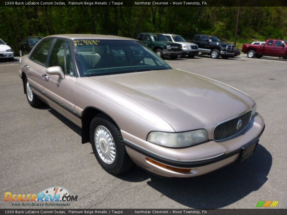 1999 Buick LeSabre Custom Sedan Platinum Beige Metallic / Taupe Photo #5