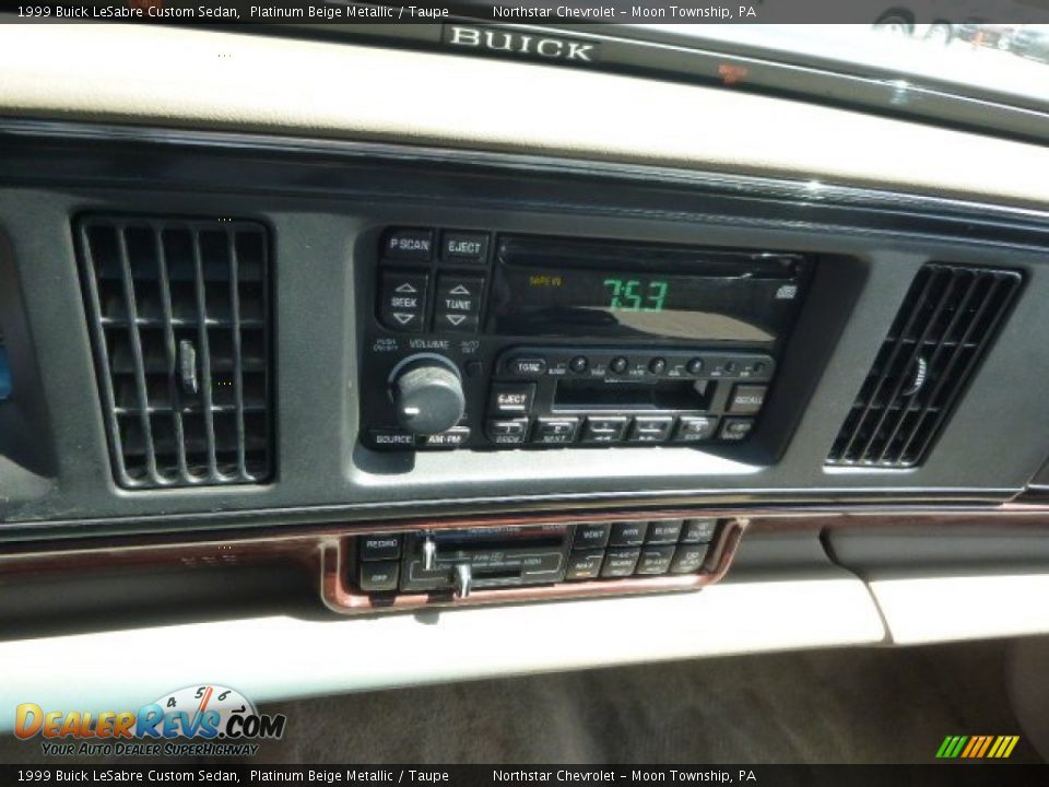 1999 Buick LeSabre Custom Sedan Platinum Beige Metallic / Taupe Photo #13