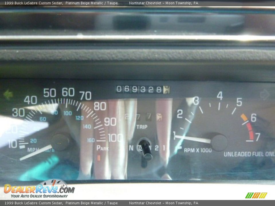 1999 Buick LeSabre Custom Sedan Platinum Beige Metallic / Taupe Photo #15