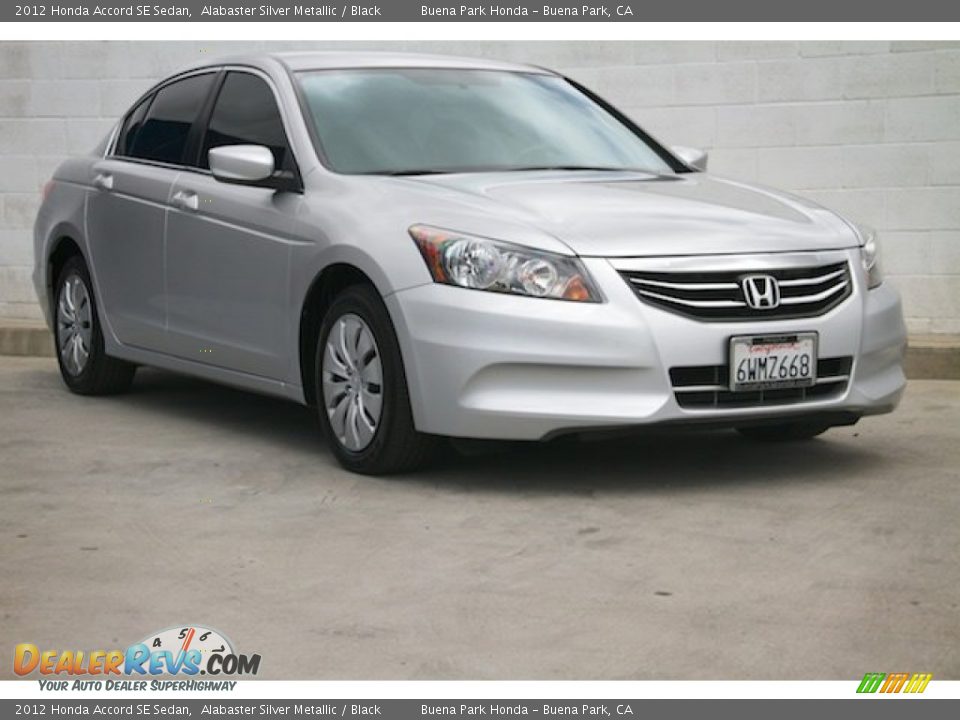 2012 Honda Accord SE Sedan Alabaster Silver Metallic / Black Photo #1