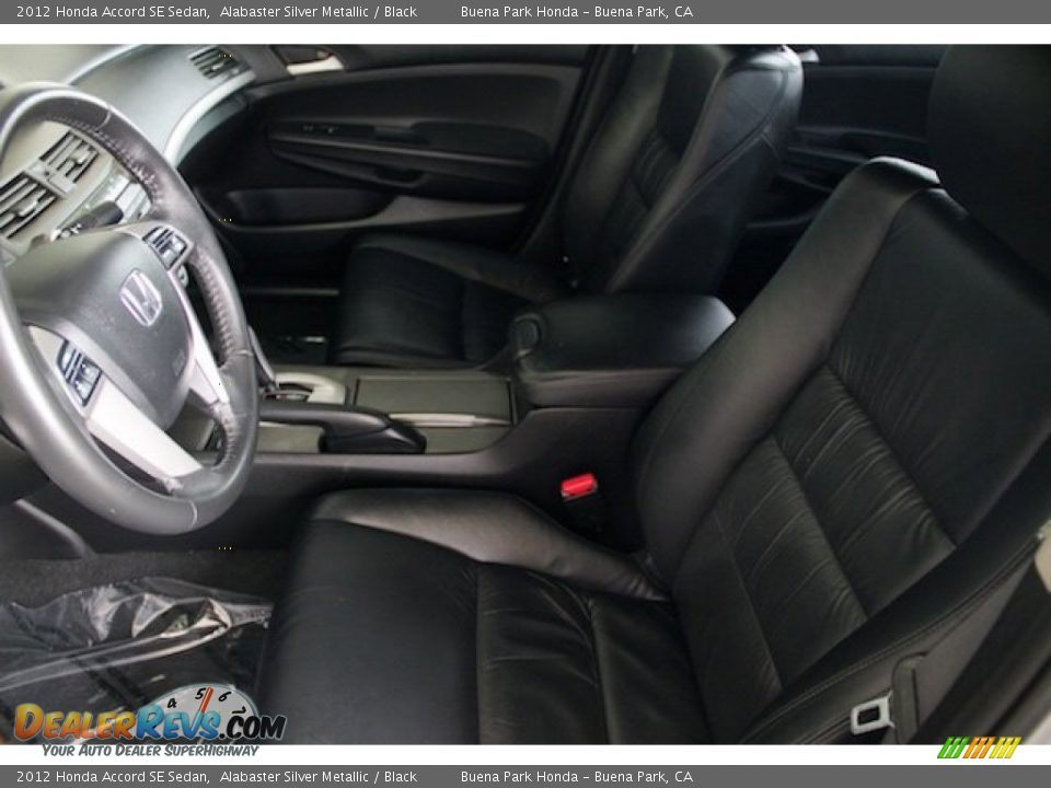 2012 Honda Accord SE Sedan Alabaster Silver Metallic / Black Photo #3