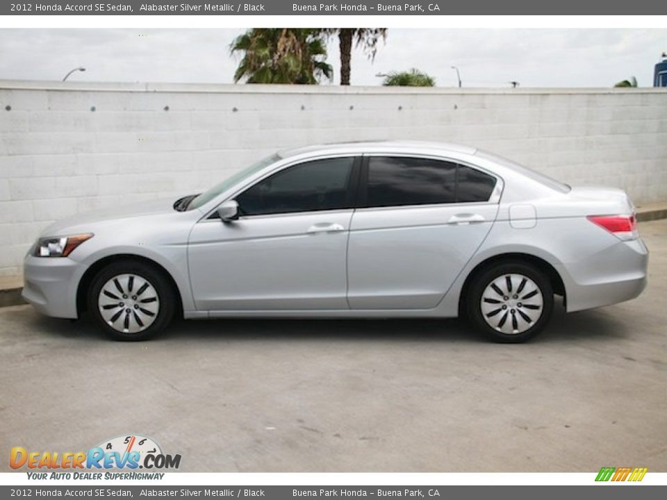 2012 Honda Accord SE Sedan Alabaster Silver Metallic / Black Photo #10