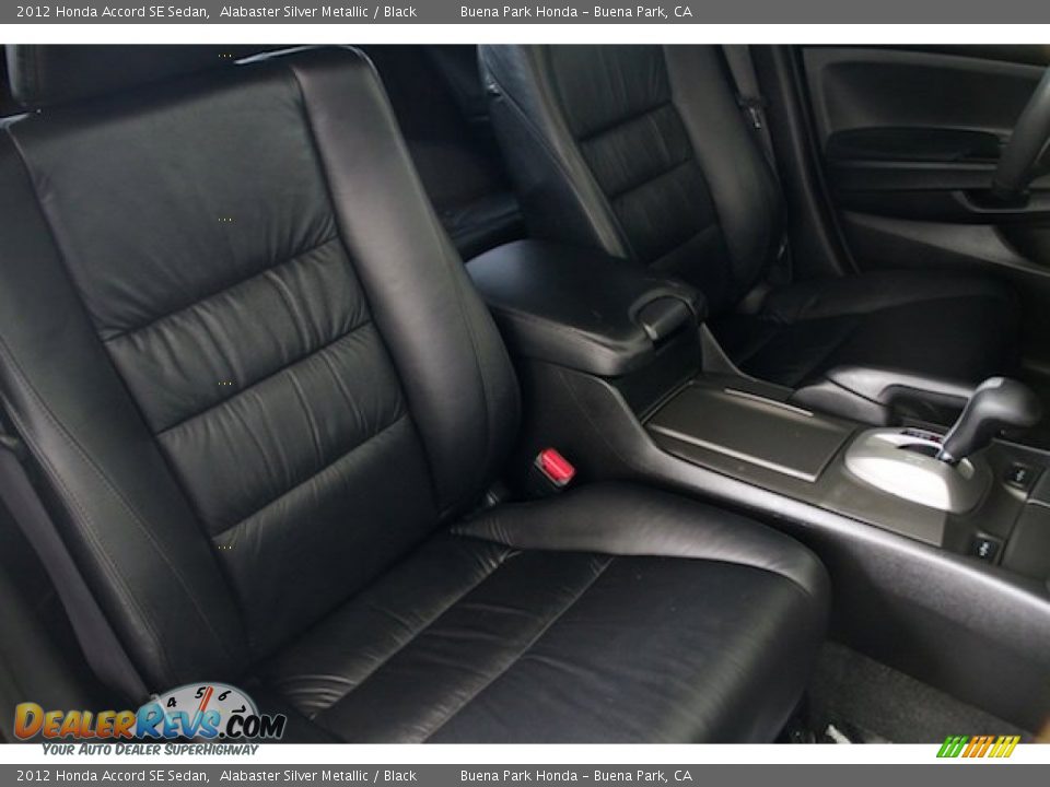 2012 Honda Accord SE Sedan Alabaster Silver Metallic / Black Photo #19