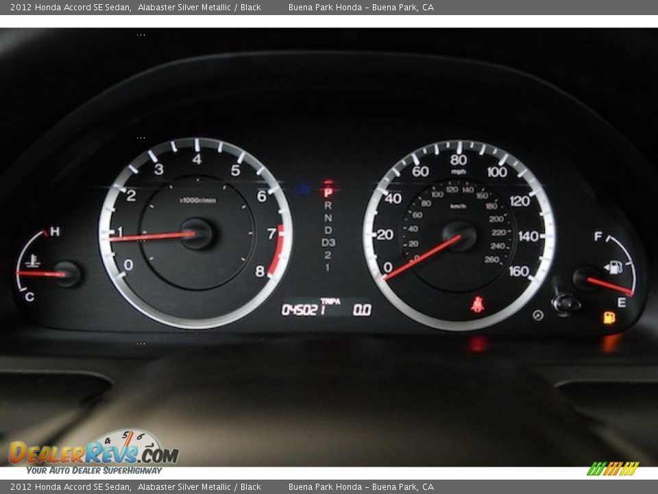 2012 Honda Accord SE Sedan Alabaster Silver Metallic / Black Photo #20