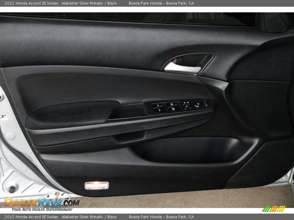 2012 Honda Accord SE Sedan Alabaster Silver Metallic / Black Photo #21