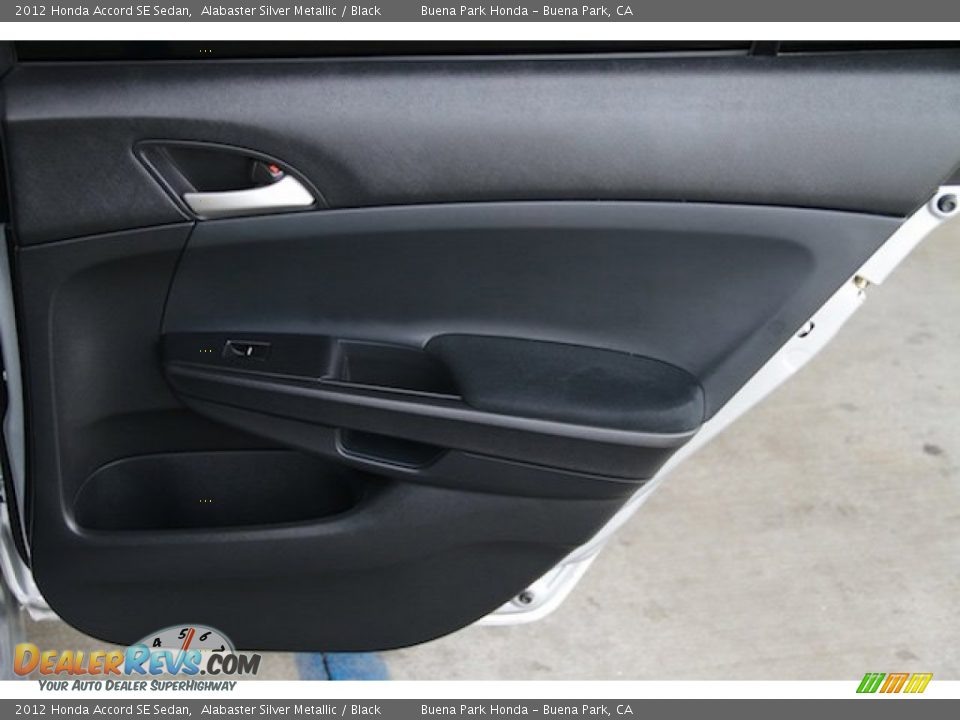 2012 Honda Accord SE Sedan Alabaster Silver Metallic / Black Photo #23