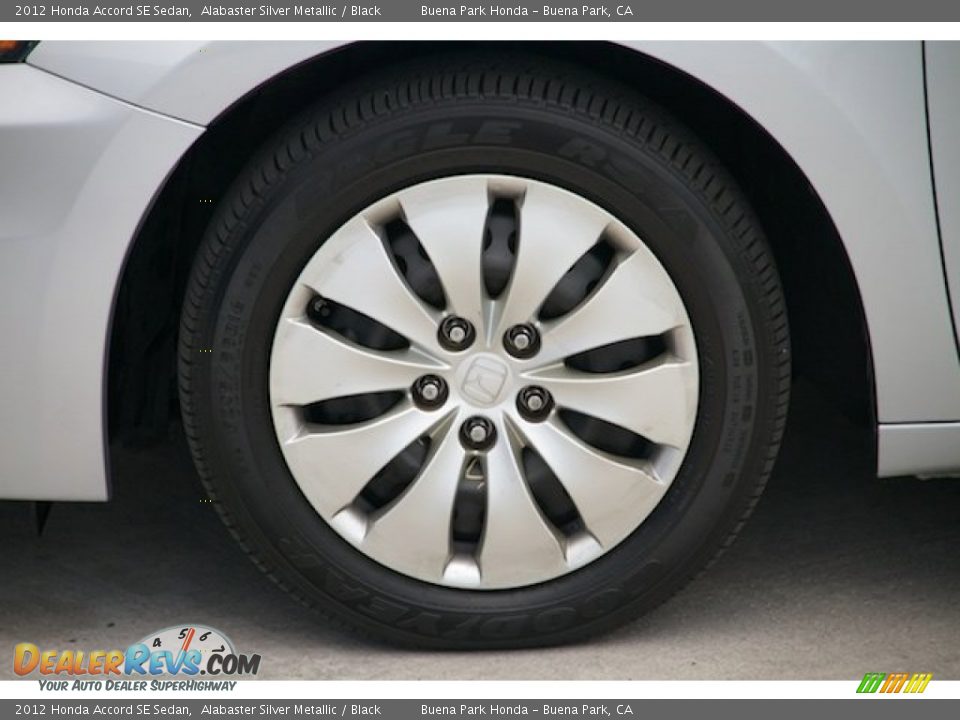 2012 Honda Accord SE Sedan Alabaster Silver Metallic / Black Photo #26