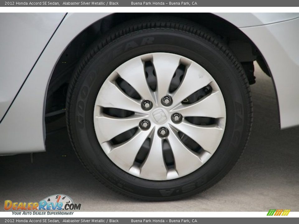 2012 Honda Accord SE Sedan Alabaster Silver Metallic / Black Photo #27