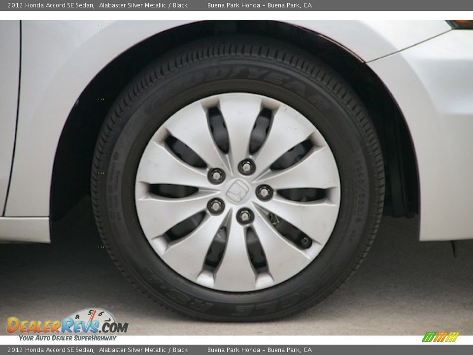 2012 Honda Accord SE Sedan Alabaster Silver Metallic / Black Photo #28