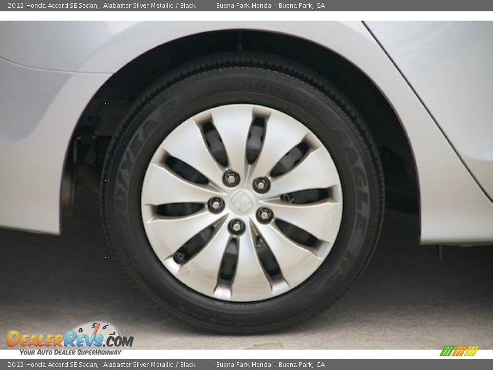 2012 Honda Accord SE Sedan Alabaster Silver Metallic / Black Photo #29