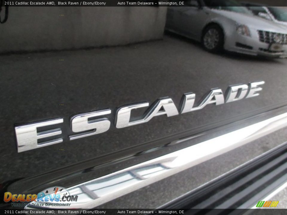 2011 Cadillac Escalade AWD Black Raven / Ebony/Ebony Photo #30