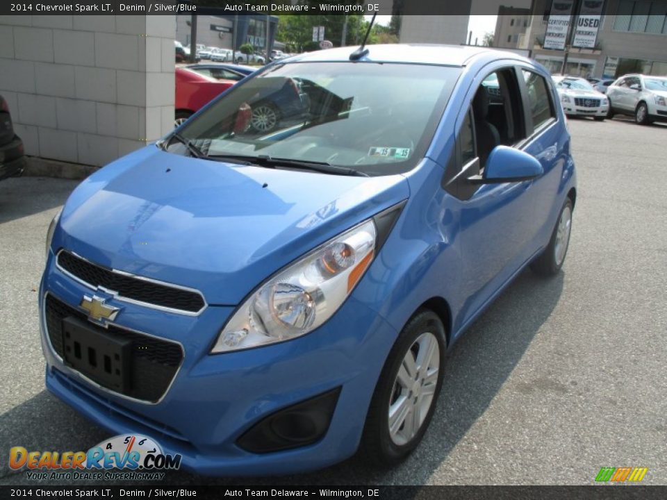 2014 Chevrolet Spark LT Denim / Silver/Blue Photo #2