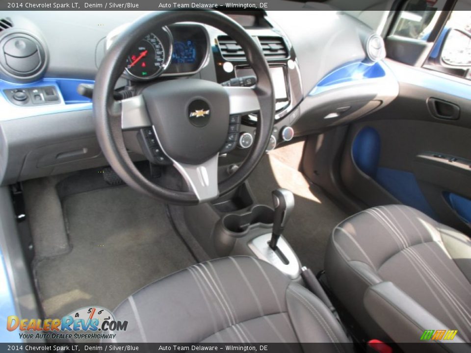 2014 Chevrolet Spark LT Denim / Silver/Blue Photo #11