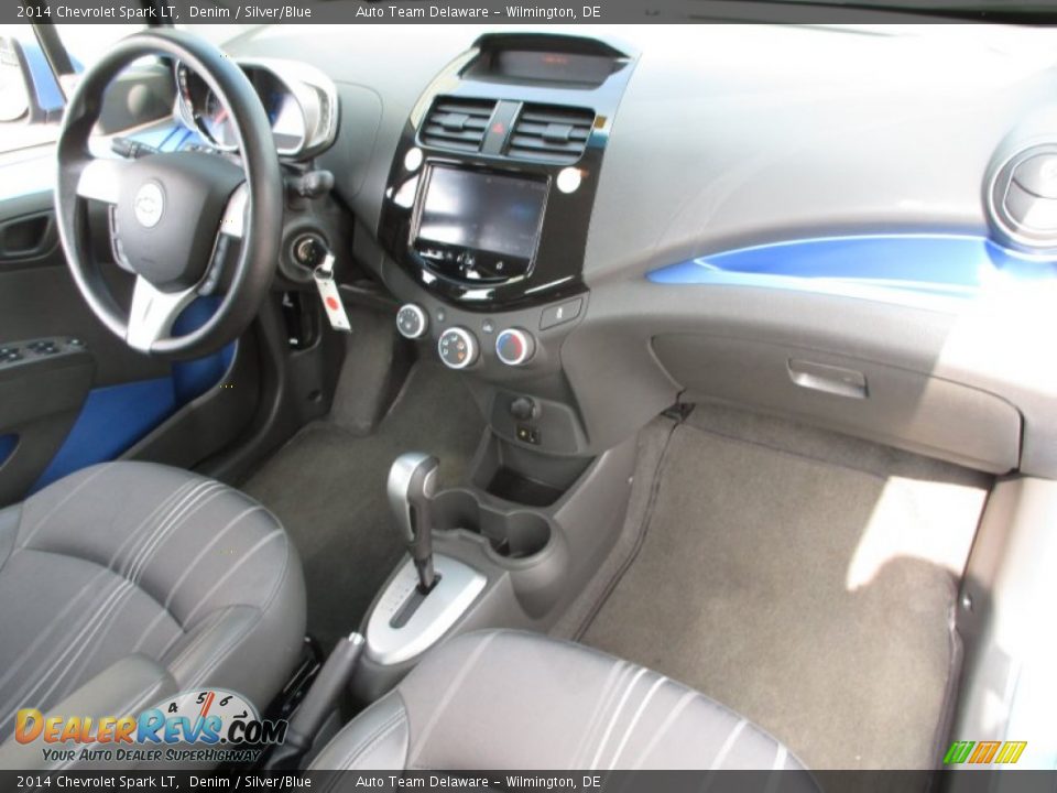 2014 Chevrolet Spark LT Denim / Silver/Blue Photo #15
