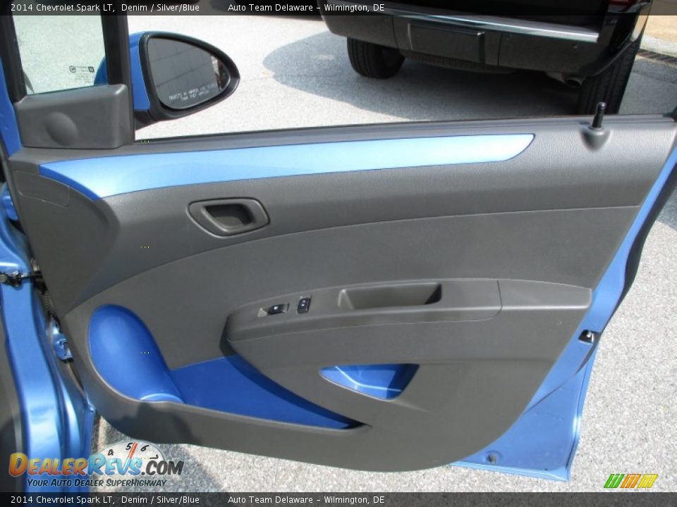 2014 Chevrolet Spark LT Denim / Silver/Blue Photo #23