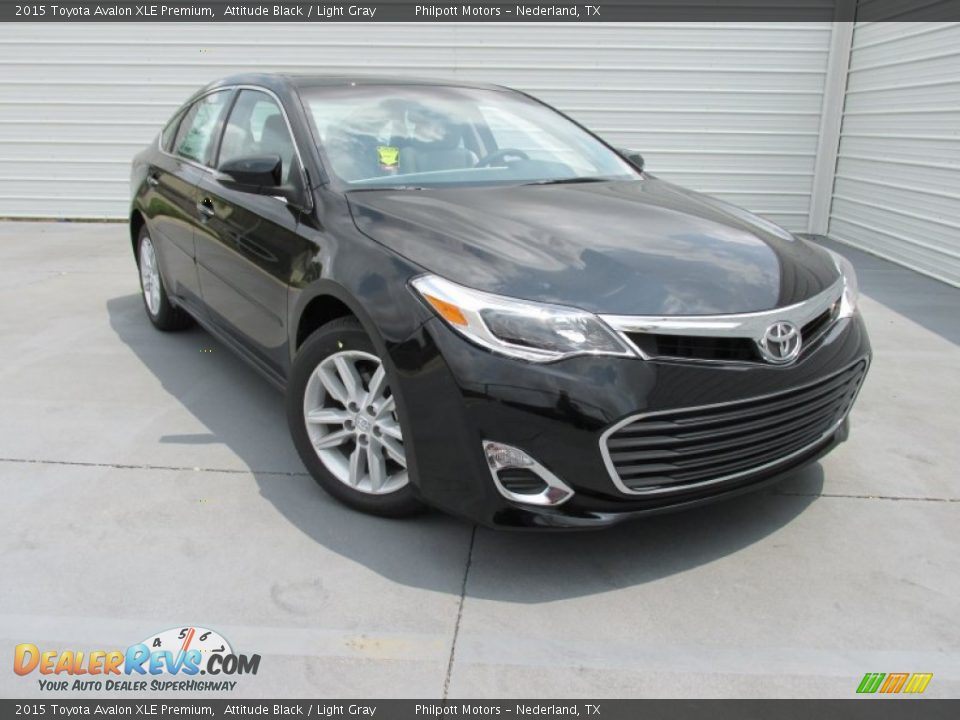 2015 Toyota Avalon XLE Premium Attitude Black / Light Gray Photo #2