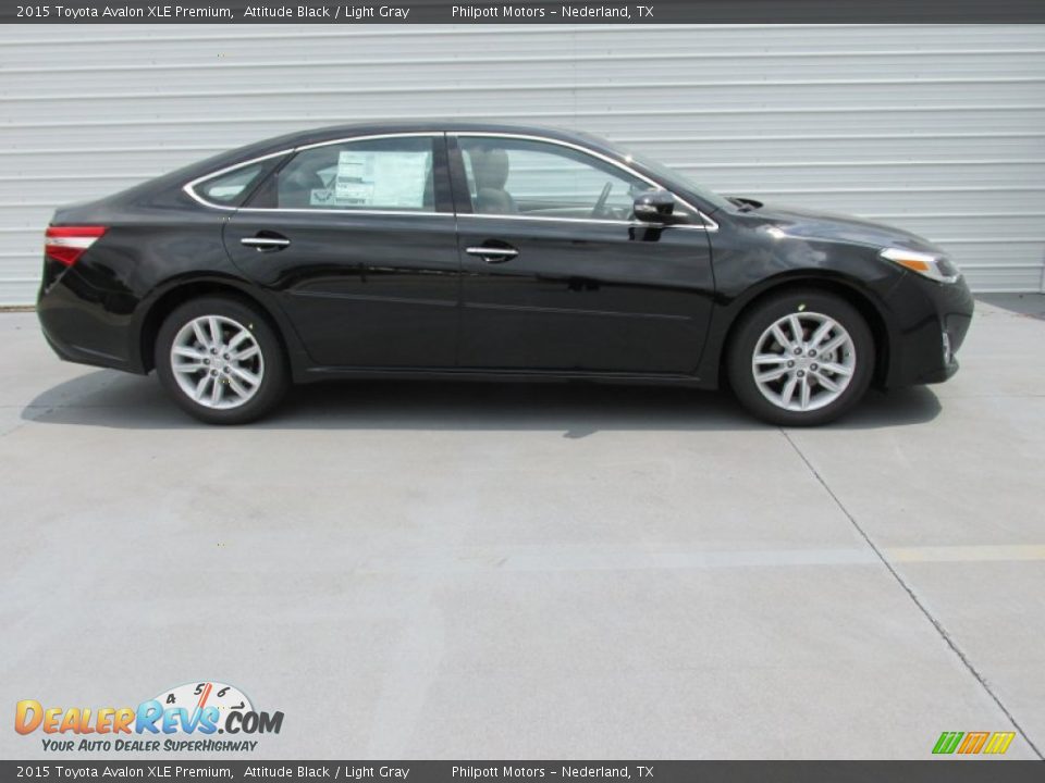 2015 Toyota Avalon XLE Premium Attitude Black / Light Gray Photo #3