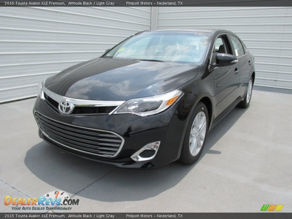 2015 Toyota Avalon XLE Premium Attitude Black / Light Gray Photo #7