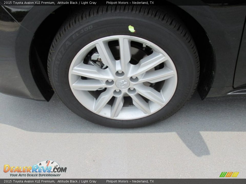 2015 Toyota Avalon XLE Premium Attitude Black / Light Gray Photo #11
