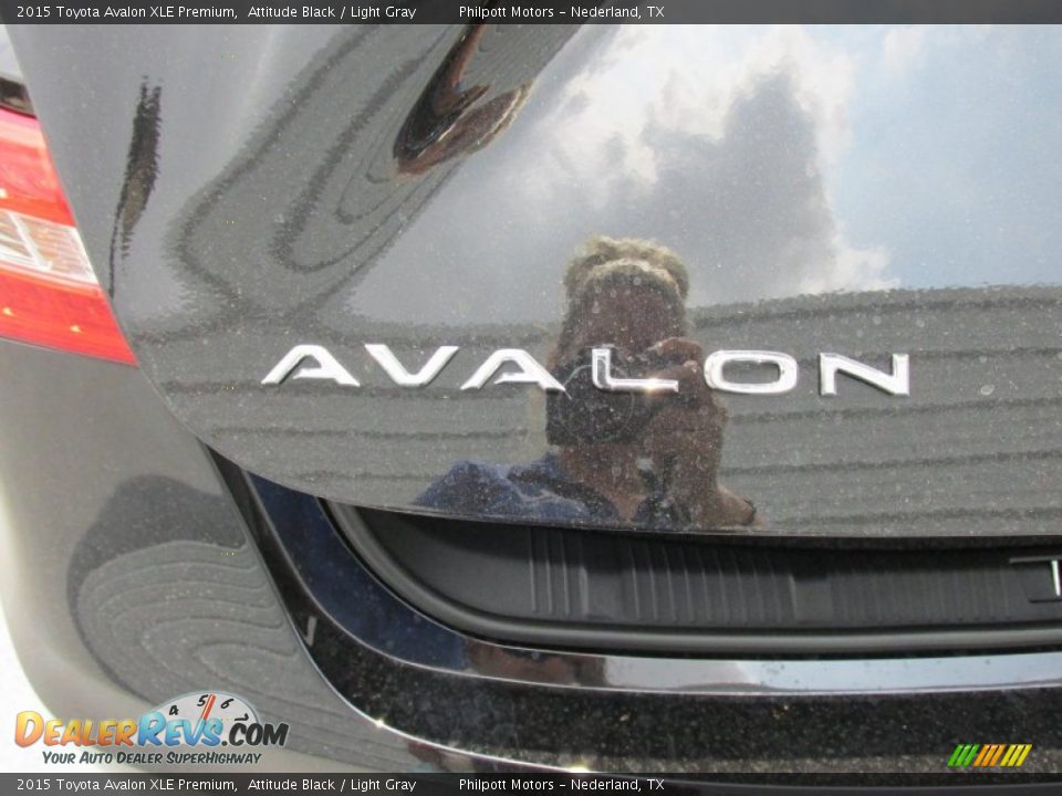 2015 Toyota Avalon XLE Premium Attitude Black / Light Gray Photo #13