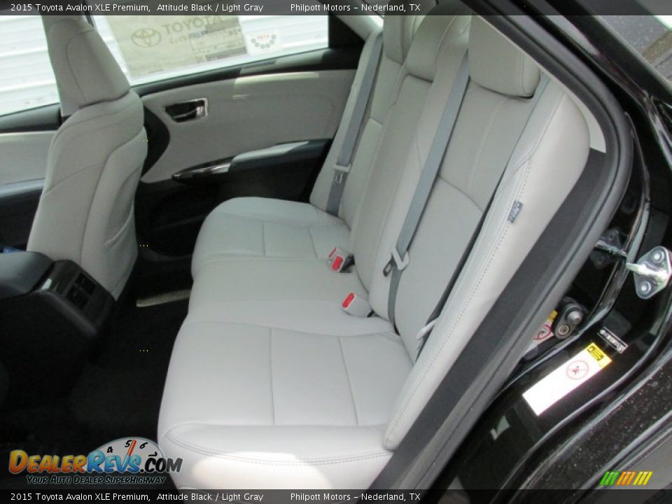 2015 Toyota Avalon XLE Premium Attitude Black / Light Gray Photo #18