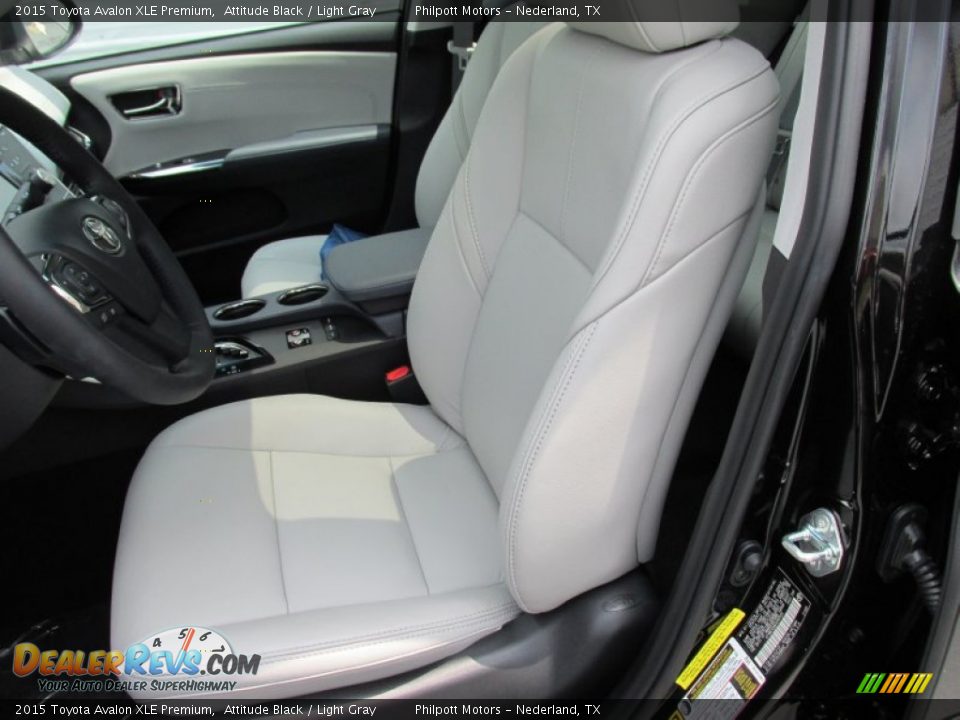 2015 Toyota Avalon XLE Premium Attitude Black / Light Gray Photo #21