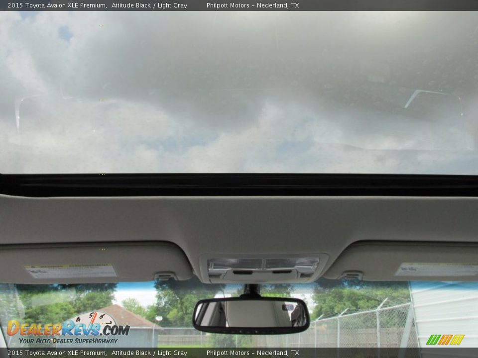 2015 Toyota Avalon XLE Premium Attitude Black / Light Gray Photo #23