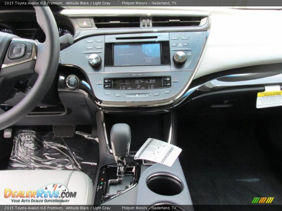 2015 Toyota Avalon XLE Premium Attitude Black / Light Gray Photo #25